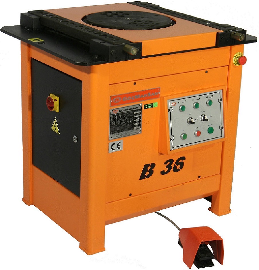 Call us now on +27 (0)11 310 8660 or +27 (0)72 459 7063 - email us at sales@rmcs.com B36 Rebar Bender, vergalhões bender